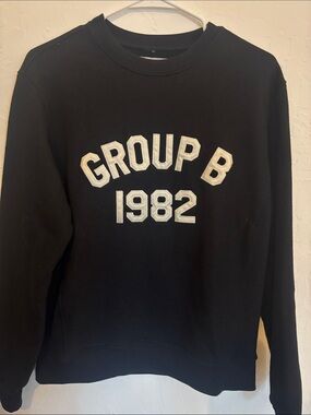 Period Correct Black Sweatshirt